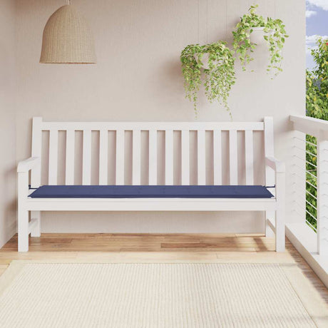 Vidaxx Gartenbankauflage 200x50x4 cm Oxford-Stoff Marineblau