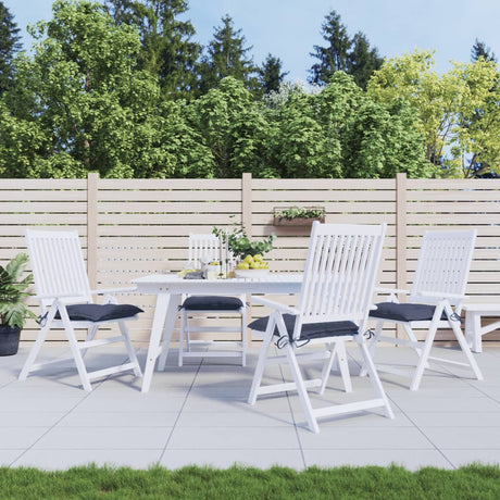 Vidaxx Stuhlkissen 4 Stück 50x50x7 cm Oxford-Stoff Marineblau