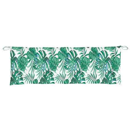 Vidaxx Gartenbankauflage 150x50x7 cm Oxford-Stoff Blattmuster