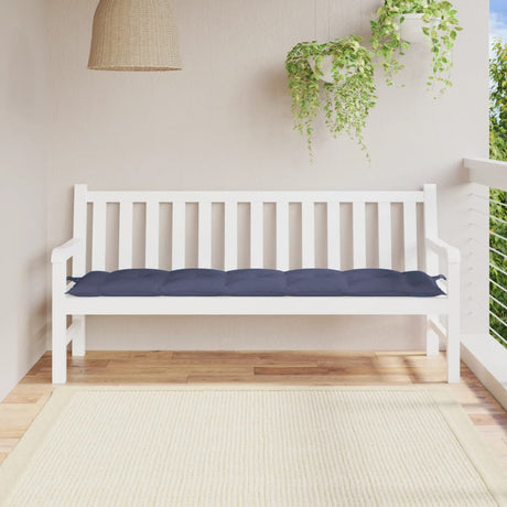 Vidaxx Gartenbankauflage 180x50x7 cm Oxford-Stoff Marineblau