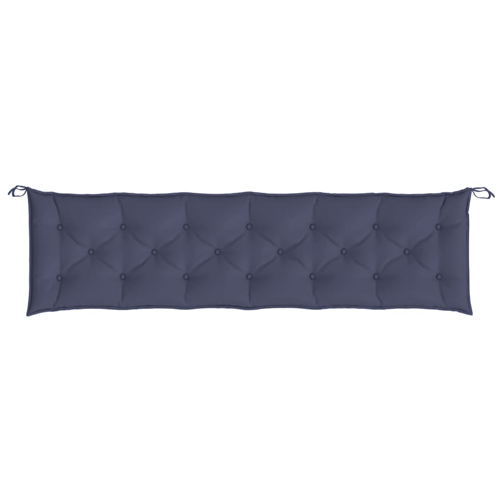 Vidaxx Gartenbankauflage 200x50x7 cm Oxford-Stoff Marineblau