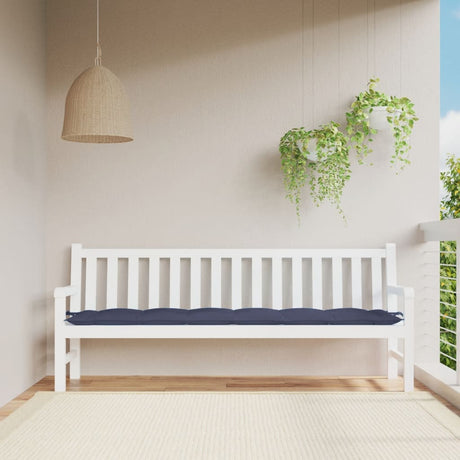 Vidaxx Gartenbankauflage 200x50x7 cm Oxford-Stoff Marineblau