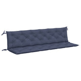 Vidaxx Gartenbankauflagen 2 Stück 200x50x7 cm Oxford-Stoff Marineblau