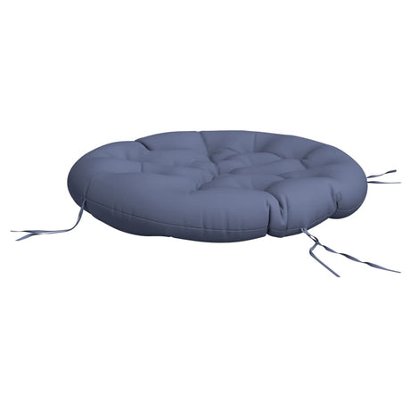Vidaxl zitkussen rond ø 100x11 cm oxford stof marineblauw