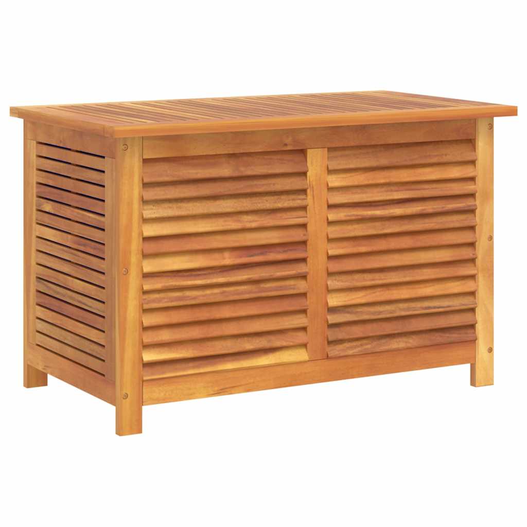 Vidaxl tuinbox met jaloezieën 90x50x56 cm massief acaciahout