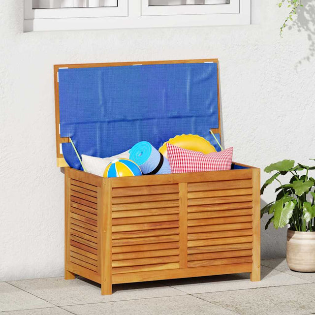 Vidaxl tuinbox met jaloezieën 90x50x56 cm massief acaciahout