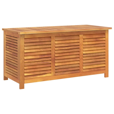 Vidaxl tuinbox met jaloezieën 113x50x56 cm massief acaciahout