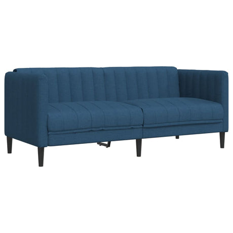 Vidaxl 2-zitsbank stof blauw