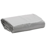 Vidaxl-Plane 650 g m² ø 2,2 m grau