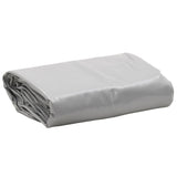 Vidaxl-Plane 650 g m² ø 4 m grau
