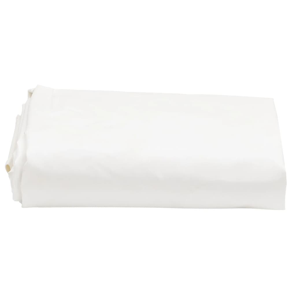 Vidaxl Plane 650 g m² ø 3 m weiß