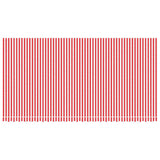 VidaXL Ersatztuch für Markise gestreift 6x3 m rot und weiß