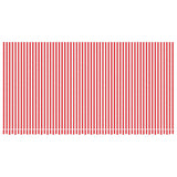 Vidaxx Ersatztuch für Markise gestreift 6x3 m rot-weiß