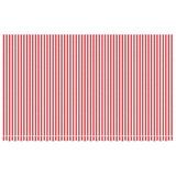 Vidaxx Ersatztuch für Markise gestreift 6x3,5 m rot-weiß