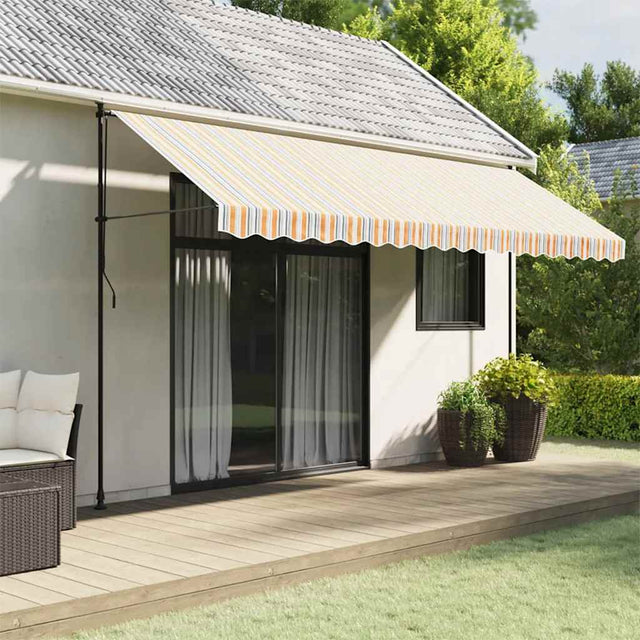 Vidaxl vervangingsdoek voor luifelrok gestreept 450 cm meerkleurig