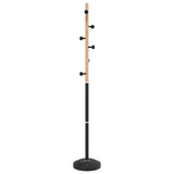 VidaXL Garderobenständer 177 cm pulverbeschichtetes Eisen schwarz