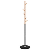 VidaXL Garderobenständer 172 cm pulverbeschichtetes Eisen schwarz
