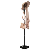 VidaXL Garderobenständer 177 cm pulverbeschichtetes Eisen schwarz