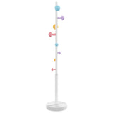 VidaXL Garderobenständer 172 cm pulverbeschichtetes Eisen weiß