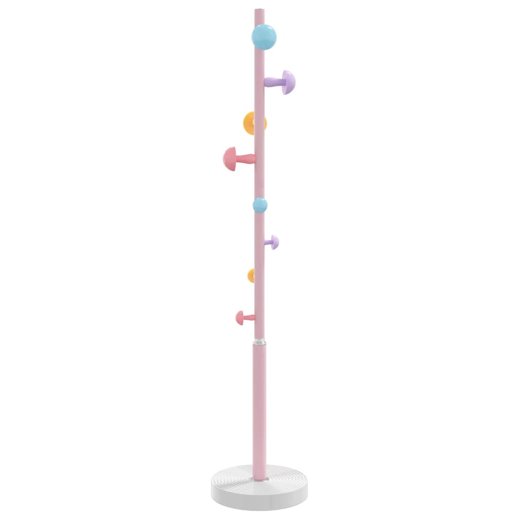 VidaXL Garderobenständer 172 cm pulverbeschichtetes Eisen rosa