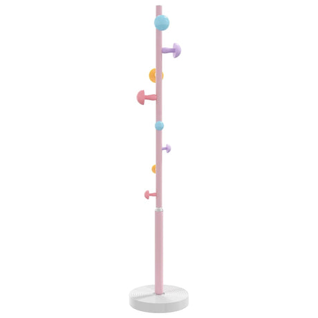 VidaXL Garderobenständer 172 cm pulverbeschichtetes Eisen rosa