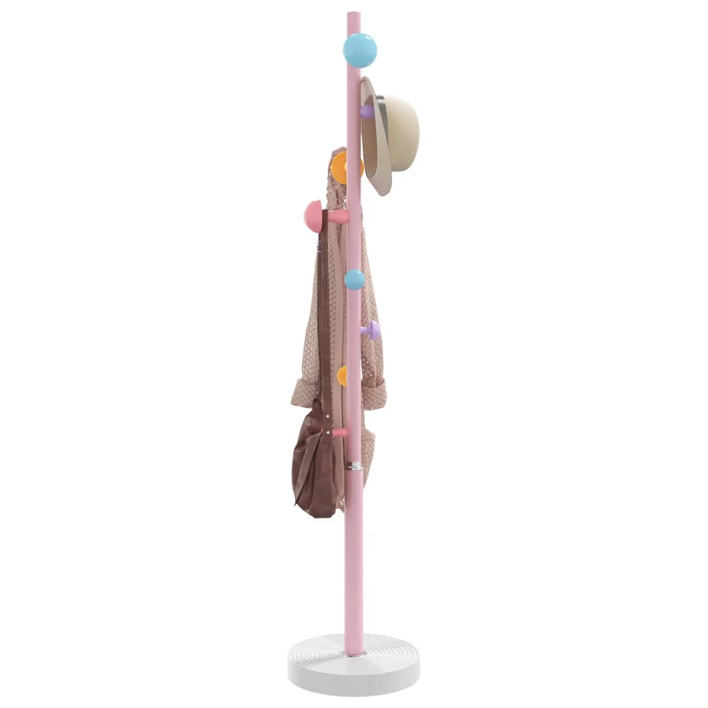 VidaXL Garderobenständer 172 cm pulverbeschichtetes Eisen rosa