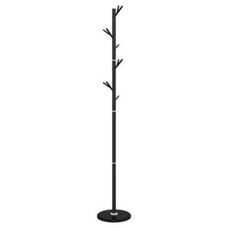 VidaXL Garderobenständer 175 cm pulverbeschichtetes Eisen schwarz