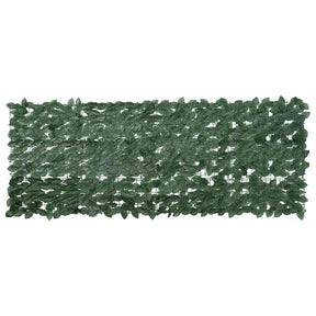 Vidaxxl Balkonschirm mit dunkelgrünen Blättern 200x75 cm