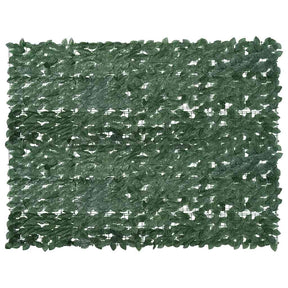 Vidaxxl Balkonschirm mit dunkelgrünen Blättern 200x150 cm