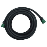 Vidaxx Tropfschlauch 0,6'' 10 m Gummi schwarz