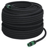 VidaXL Tropfschlauch 0,6'' 100 m Gummi schwarz