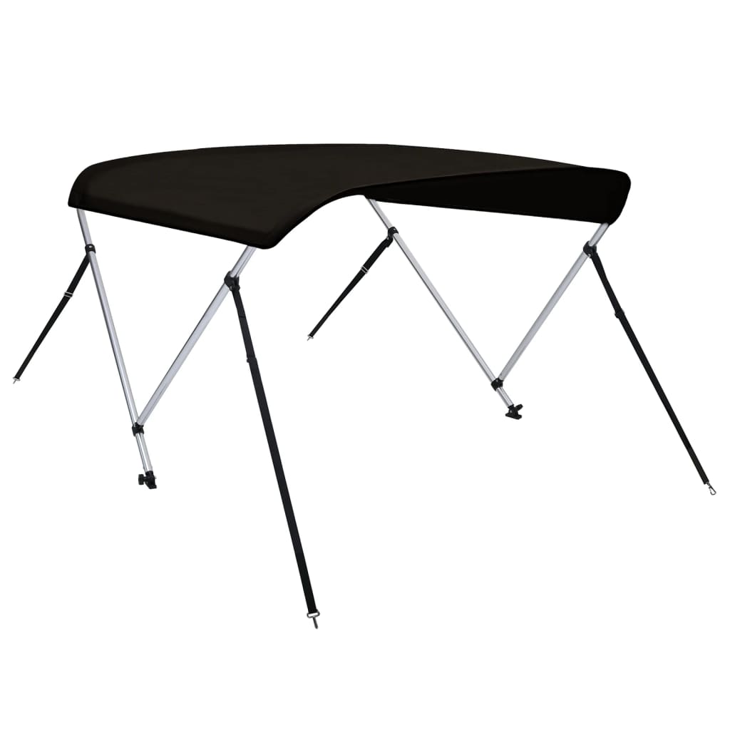 VidaXL Bimini-Top 2 Bögen 180x150x110 cm schwarz