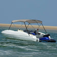 VidaXL Bimini-Top 3 Bögen 183x160x137 cm grau