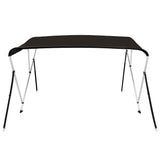 VidaXL Bimini-Top 3 Bögen 183x196x137 cm schwarz