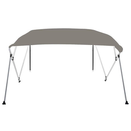 VidaXL Bimini-Top 4 Bögen 243x210x137 cm grau