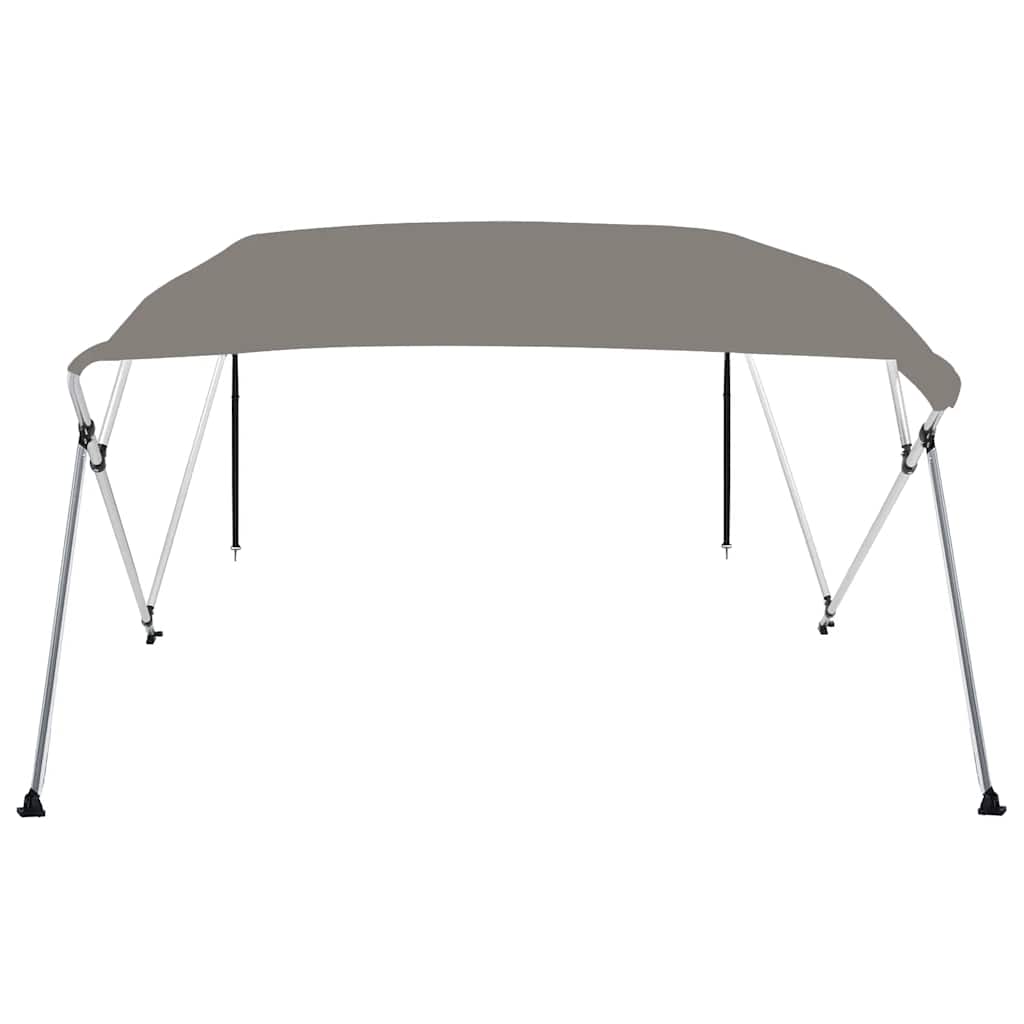 VidaXL Bimini-Top 4 Bögen 243x210x137 cm grau
