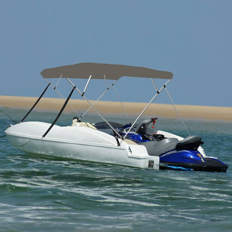 VidaXL Bimini-Top 4 Bögen 243x210x137 cm grau