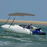 VidaXL Bimini-Top 4 Bögen 243x210x137 cm grau