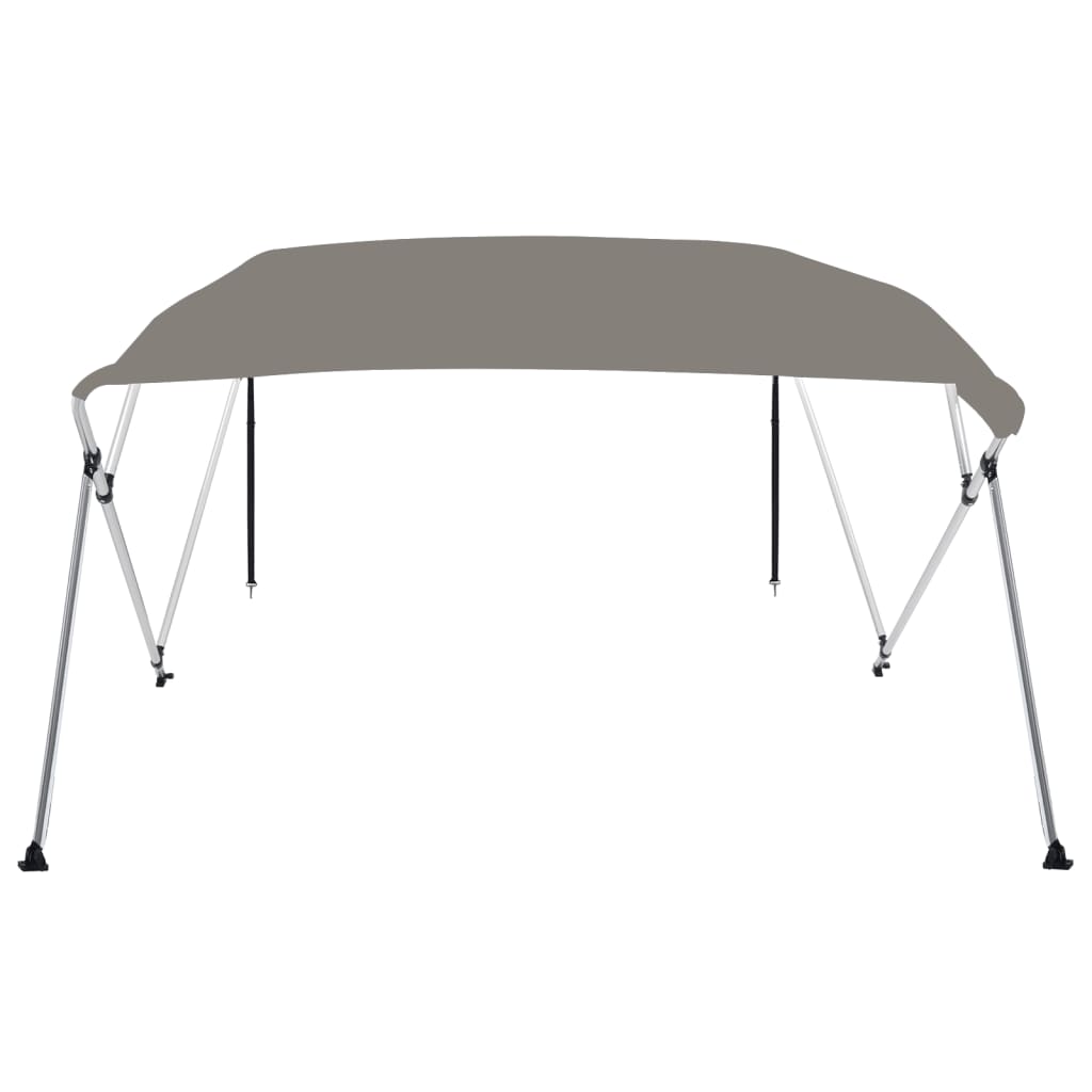 VidaXL Bimini-Top 4 Bögen 243x244x137 cm grau
