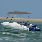 VidaXL Bimini-Top 4 Bögen 243x244x137 cm grau
