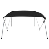 VidaXL Bimini-Top 4 Bögen 243x180x137 cm schwarz