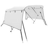 VidaXL Bimini-Top 3 Bögen mit Seitenwänden 183x(154-167)x137 cm