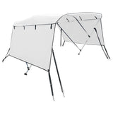 VidaXL Bimini-Top 3 Bögen mit Seitenwänden 183x(170-182)x137 cm