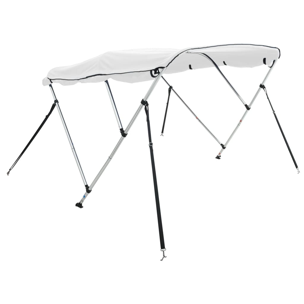 VidaXL Bimini-Top 3 Bögen mit Seitenwänden 183x(170-182)x137 cm
