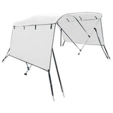 VidaXL Bimini-Top 3 Bögen mit Seitenwänden 183x(185-198)x137 cm