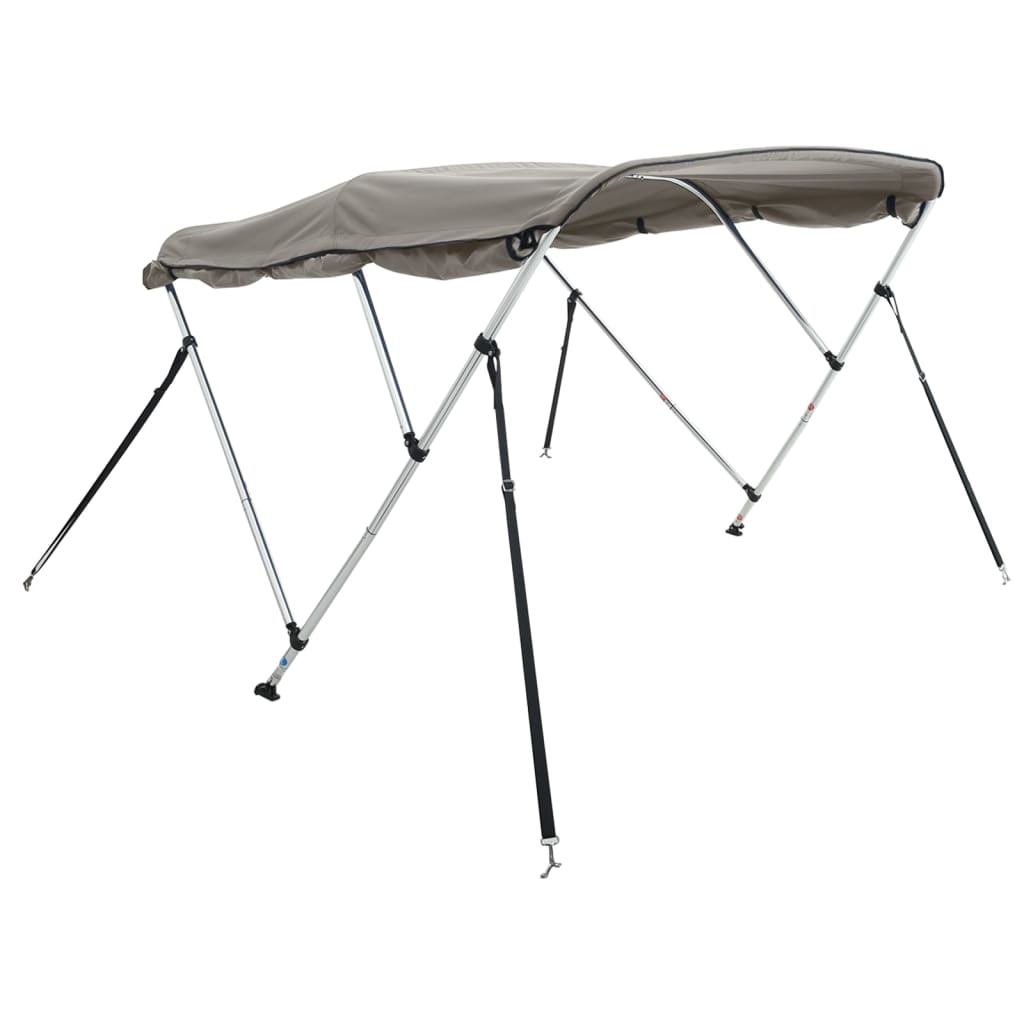Vidaxl biminitop 3 bogen met zijwanden 183x(154-167)x137 cm