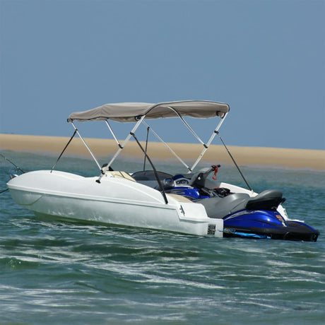 VidaXL Bimini-Top 3 Bögen mit Seitenwänden 183x(170-182)x137 cm