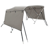 VidaXL Bimini-Top 3 Bögen mit Seitenwänden 183x(185-198)x137 cm