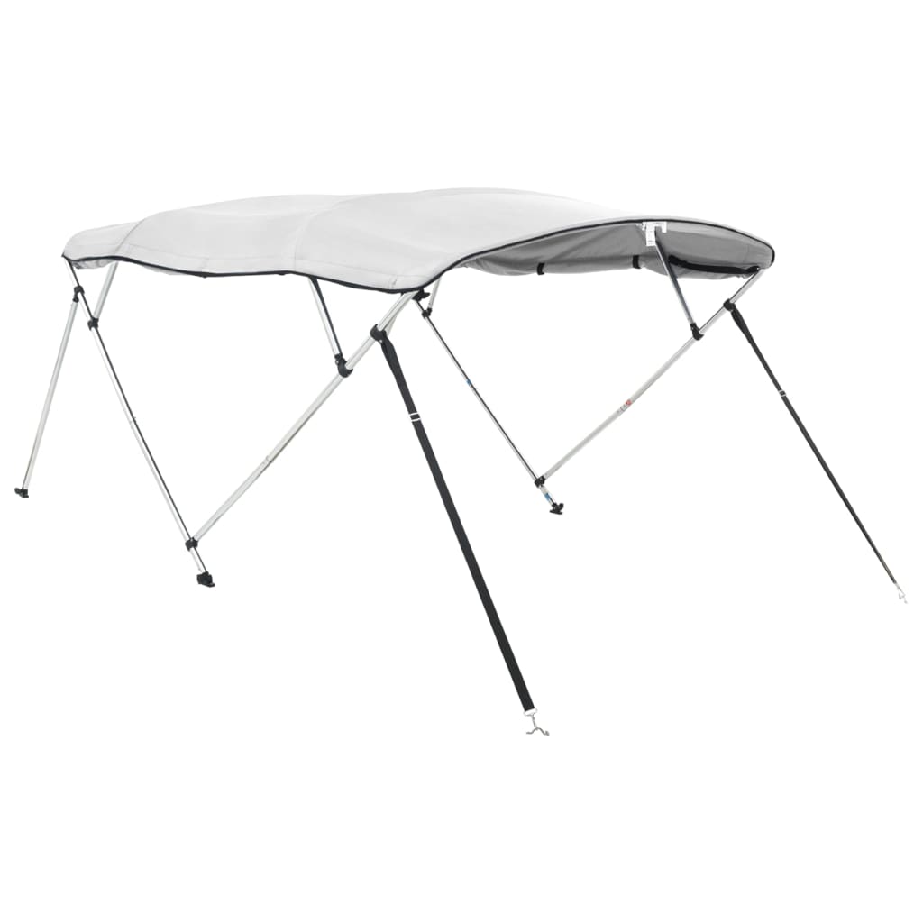 VidaXL Bimini-Top 4 Bögen mit Seitenwänden 243x(200-213)x137 cm