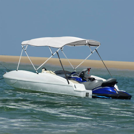 VidaXL Bimini-Top 4 Bögen mit Seitenwänden 243x(200-213)x137 cm